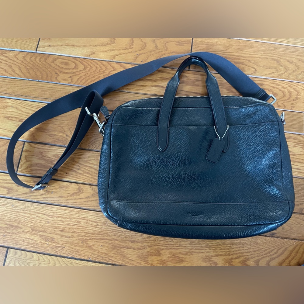 Coach Black Briefcase